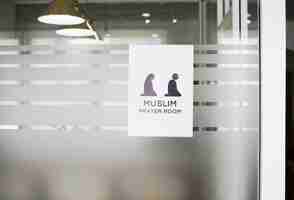 Free photo a muslim prayer room