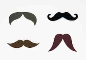 Free photo mustache paper craft