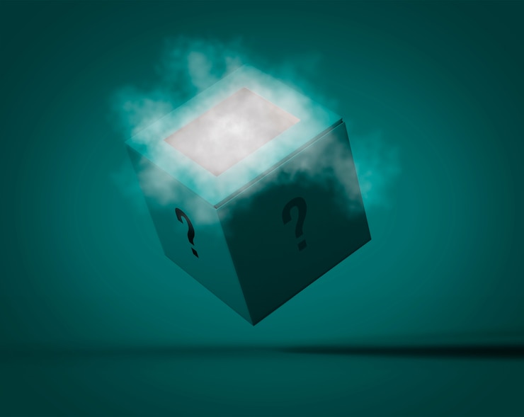 Free Photo mystery box collage