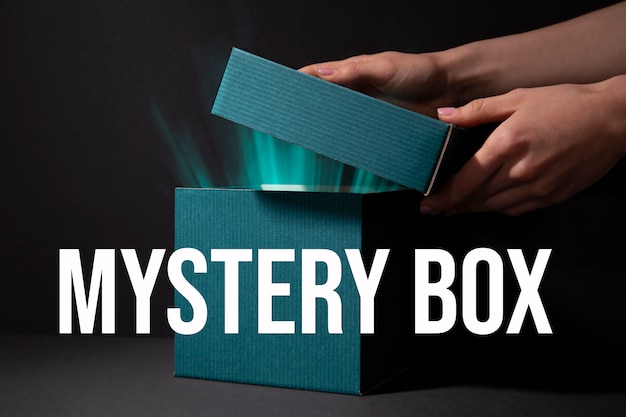 Free photo mystery box collage