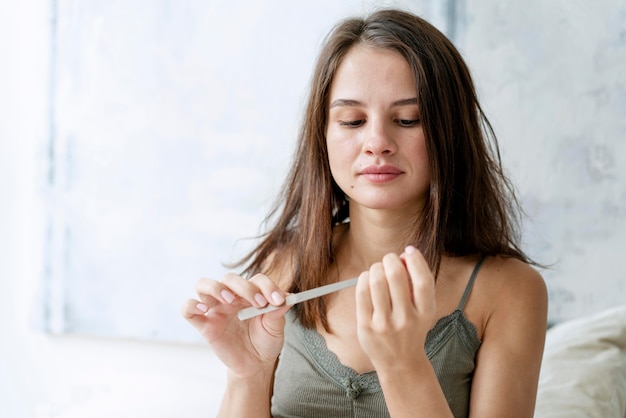 Nail care manicure process