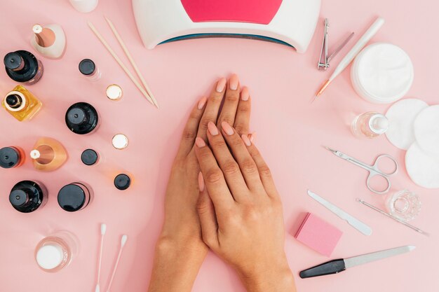 Nail hygiene and care and nail polish