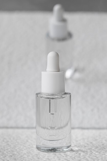 Nail serum and mirror