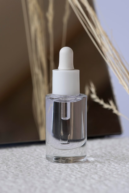 Nail serum with plant