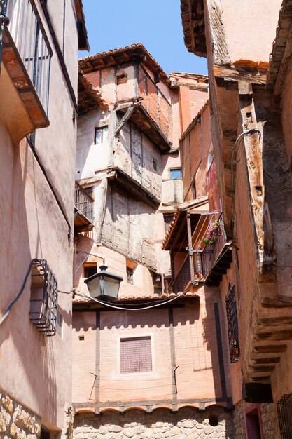 Narrow street of  Albarracin