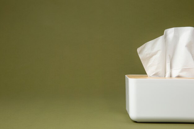 Nasal white handkerchief arrangement
