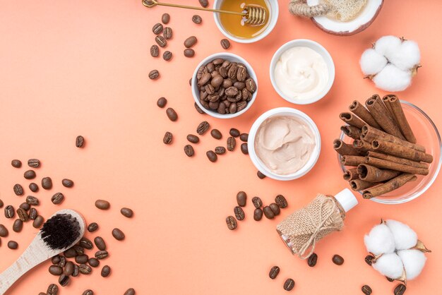 natural cosmetics with cinnamon