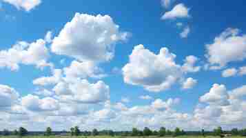 Free photo natural landscape of blue sky cloud background