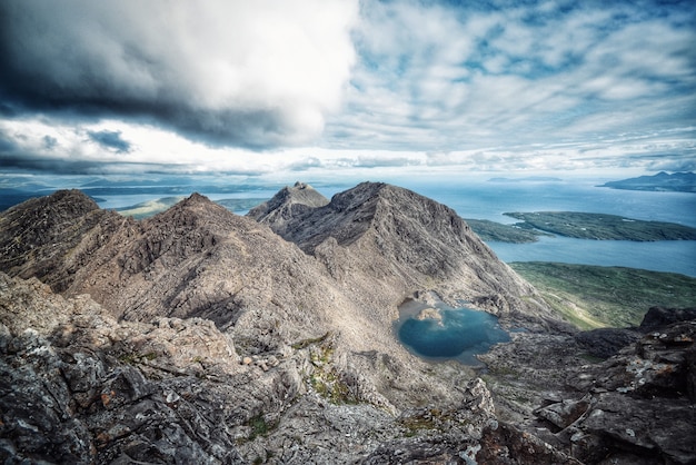 山の自然の風景