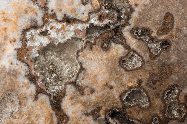 Состав поверхности натурального мрамора