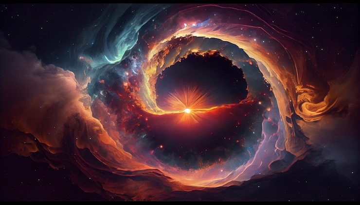 Free Photo natural phenomenon backdrop galaxy sky glows abstractly at night generative ai