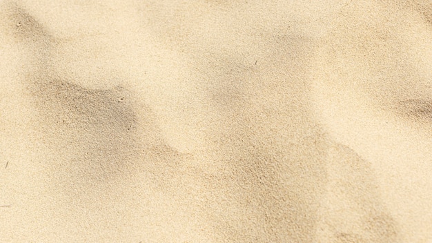 해변 배경에 천연 모래