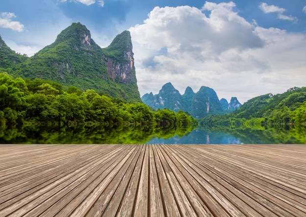 Free photo natural scenic li countryside bamboo outdoors