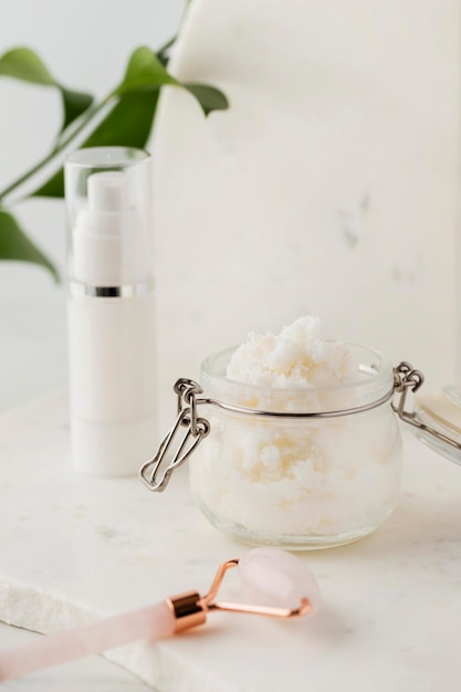 Natural shea butter beauty treatment