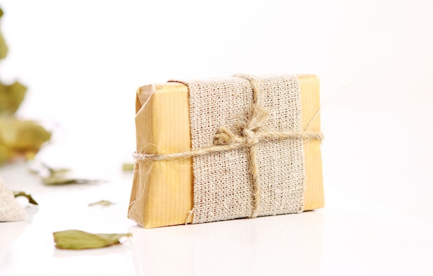 Natural soap with rope