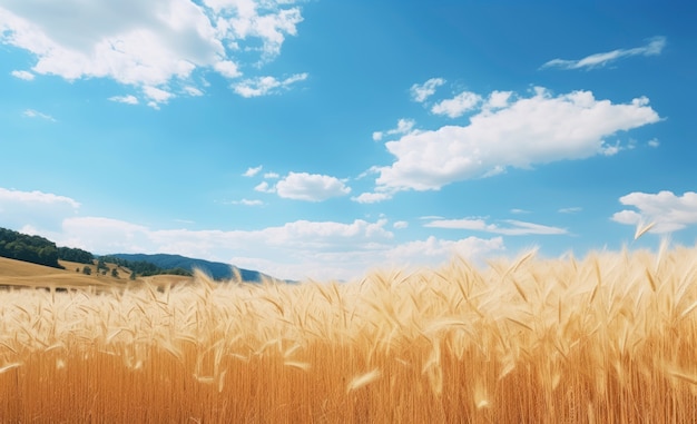 Nature landscape with vegetation and flora