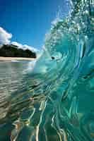 무료 사진 nature sea landscape with idyllic view of water