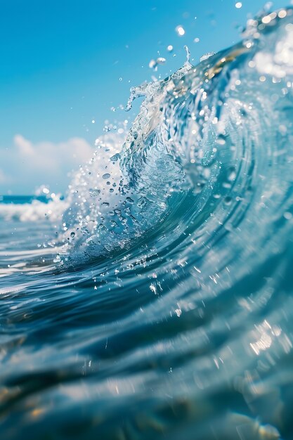 自然の海風景と水の美しい景色