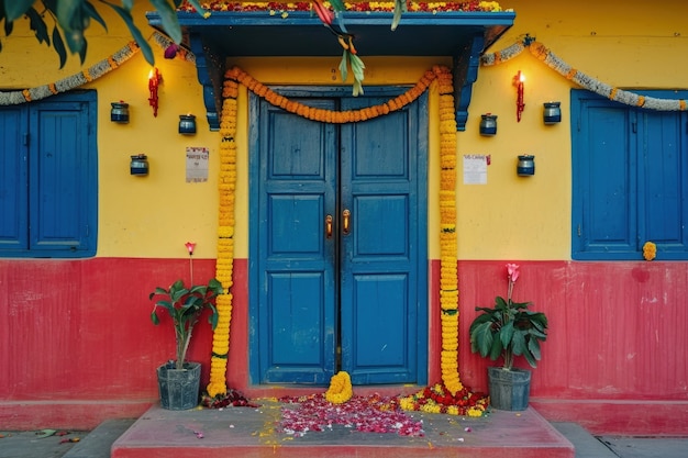 Navratri highly detailed door decoration