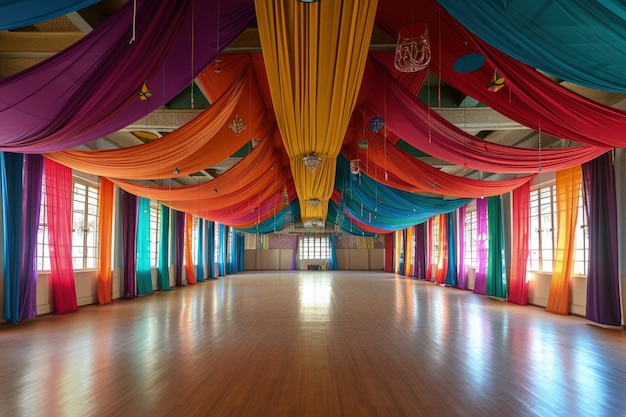 Navratri highly detailed interior decoration