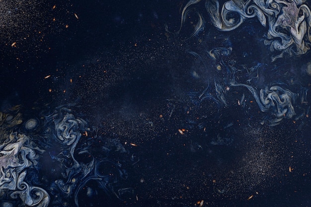 Темно-синий дымчатый арт абстрактный фон