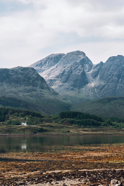 Vicino al villaggio di glencoe in scozia, regno unito