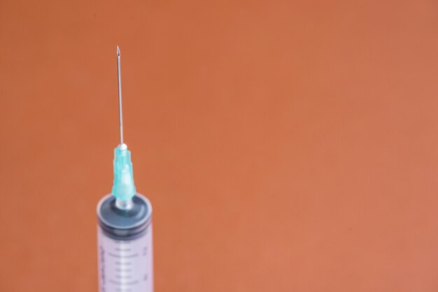 Needle of medical syringe