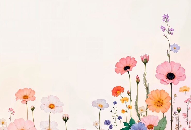 無料Photo ネオクラシック美術の花のイラスト