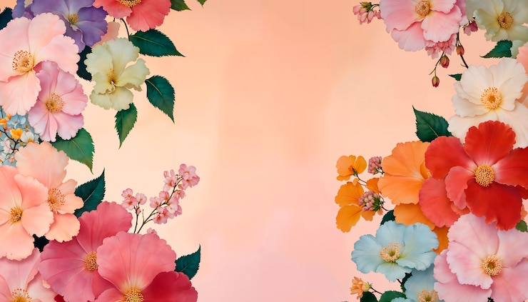 無料Photo ネオクラシック美術の花のイラスト