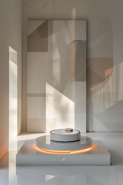 Neon robot vacuum cleaner