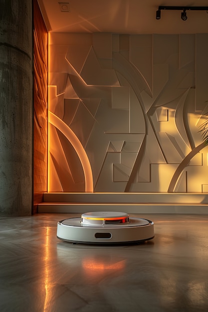 Neon robot vacuum cleaner