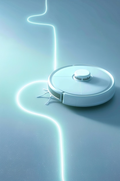 Neon robot vacuum cleaner