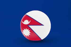 Foto gratuita bandiera del nepal