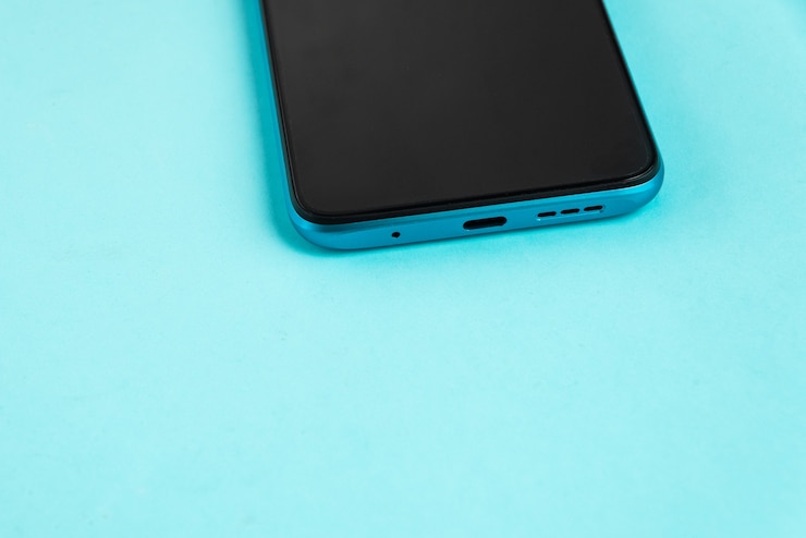 Free Photo new cell phone over colorful background