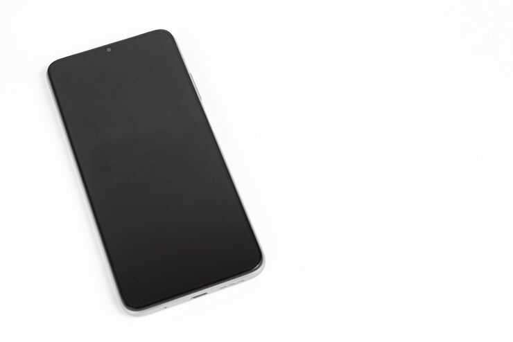 Free Photo new cell phone over white background