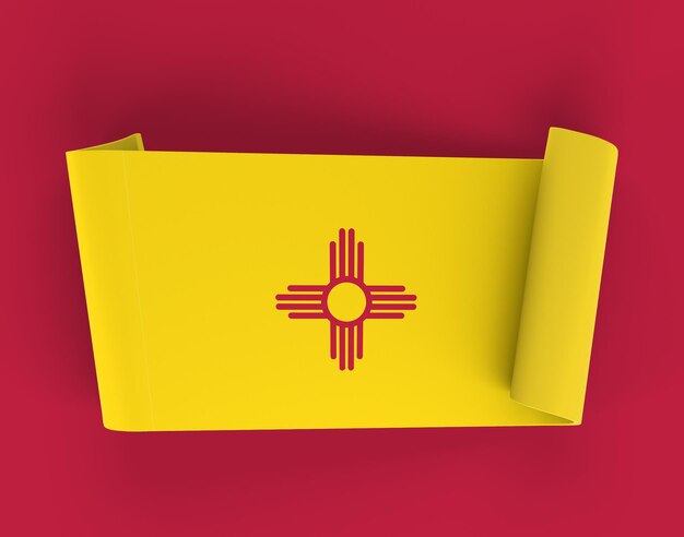 New Mexico Ribbon Banner