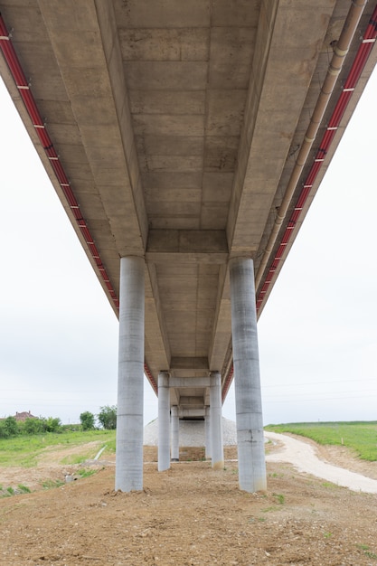 New recently built highway in Brcko district, Bosnia and Herzegovina