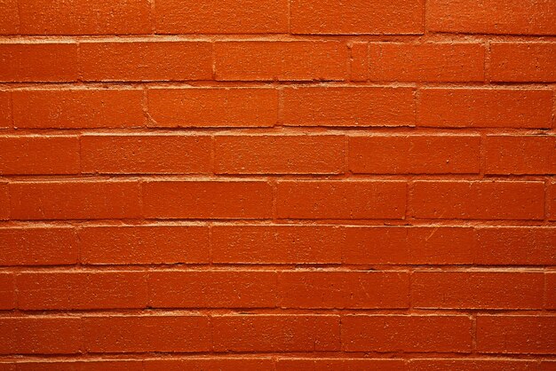 New red brick wall