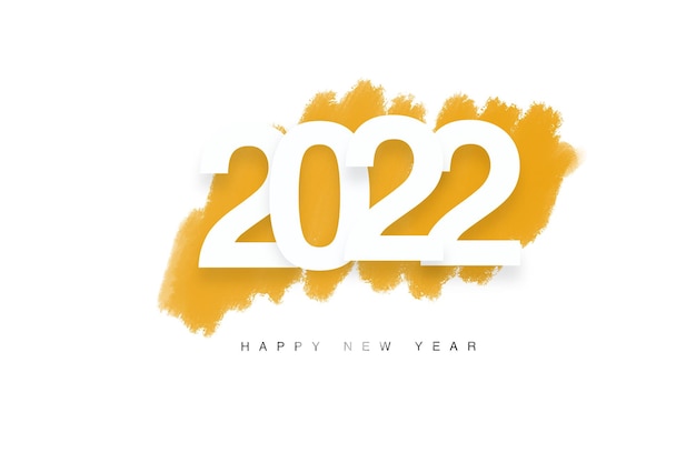 Free photo new year 2022 sign