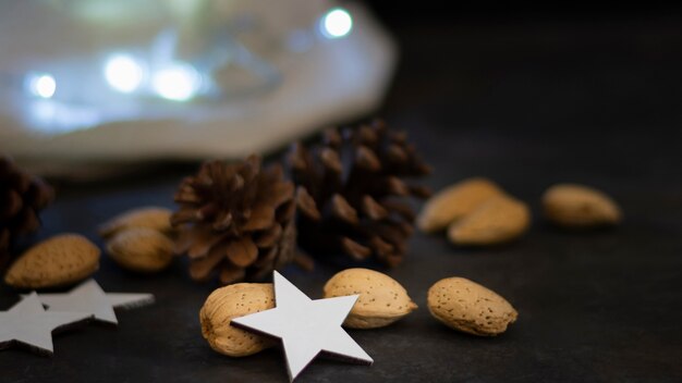 New year decoration concept on table