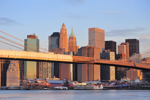 Нью-Йорк Бруклинский мост