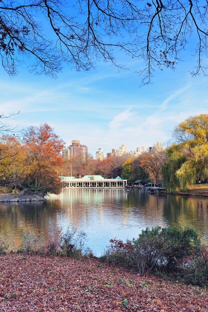 秋のニューヨーク市中央公園