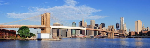 Панорама Нью-Йорка Манхэттен