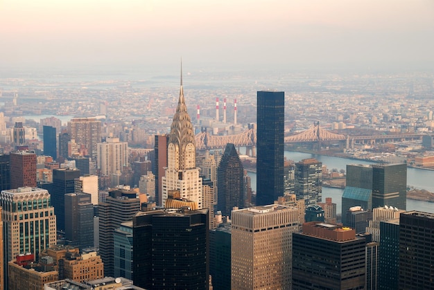 Free photo new york city manhattan skyline