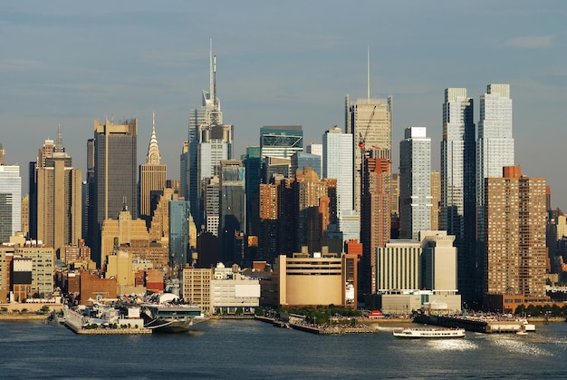 Foto gratuita orizzonte di times square di new york