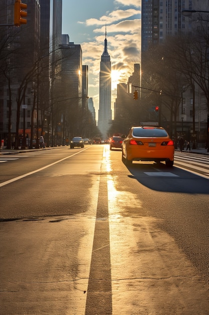 엠파이어 스테이트 빌딩이 보이는 뉴욕 전망