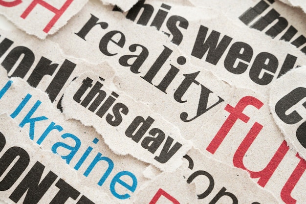 Newspaper background concept