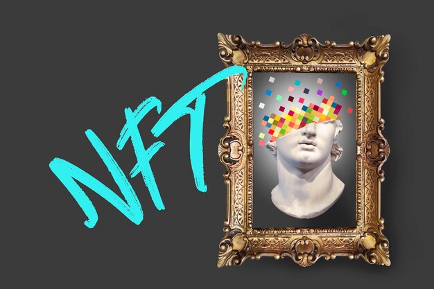 nft composition with popular artworks