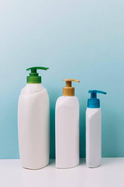Nice cosmetics bottles with pumps