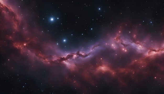 Night sky with stars and nebula Elements of this image furnished by NASA